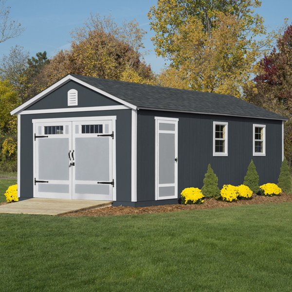 Handy Home Manhattan 12 ft. W x 24 ft. D Manufactured Wood Storage Shed
